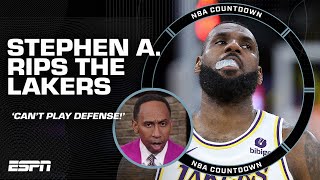 Stephen A.: The Lakers STILL can't play defense! They left their game in Indy! | NBA Countdown