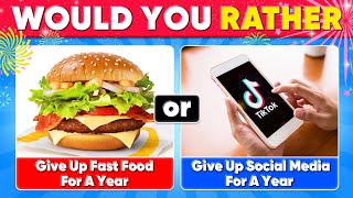 🎉 Would You Rather..? New Year Edition 🥳 🥂 Daily Quiz