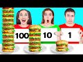1, 10 or 100 Layers of Food Challenge by Multi DO