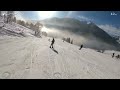 saalbach hinterglemm austria ski with kids 166 152 5.6 km 892 m down. 4k gimbal double camera.