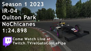 Oulton Park No Chicanes - FIA F4 Track Guide - 2023 Season 1 - 1:24.898 - Fixed Setup