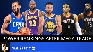 2020 NBA Western Conference Playoff Projections Following Russell Westbrook & Chris Paul Trade