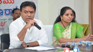 Minister KTR, MP Kavitha Reviewed Development activites of Korutla,Jagtial \u0026 Metpalli Municipalities