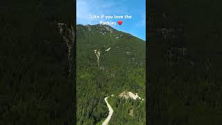 Blue sky day in Nakusp, BC. #dji #fpvdrone #rockymountains #britishcolumbia #canada