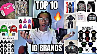 TOP 10 LEGIT INSTAGRAM CLOTHING BRANDS🔥 *PART 2*