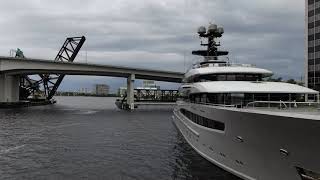 Kismet in downtown Jacksonville, Florida JAX super yacht