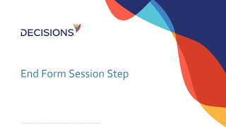 End Form Session Step