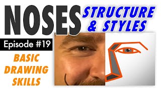 Draw Noses! Learn Basic Structure and Styles – Free Basic Drawing Class #19 (live stream + Q\u0026A)