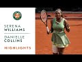 Serena Williams vs Danielle Collins - Round 3 Highlights I Roland-Garros 2021