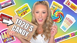 I TRIED CANDY FROM 100 YEARS AGO 😱🍭🍬🍫🤔 *MUST SEE*