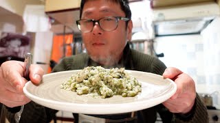 48歳無職アル中！元イタリアンシェフが作る夜食がヤバイ【ゼッポリーネ、牡蠣のリゾット】