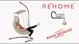 ReHome Capri Swing Alaçatı Bahçe ve Balkon Salıncağı Montajı Nasıl Yapılır?