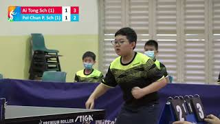 Ai Tong School vs Pei Chun Public School | Table Tennis Senior Div South - Boys Final | NSG 2021