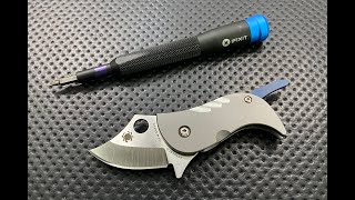 How to disassemble and maintain the Spyderco Pochi Pocketknife (with first impressions)