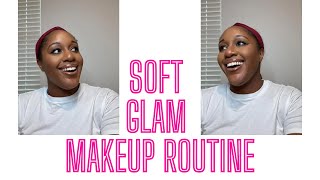 ELF COSMETICS HALO GLOW FOUNDATION REVIEW | SOFT GLAM DRUGSTORE MAKEUP ROUTINE