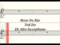 Ikaw Pa Rin - Eb Alto Saxophone - Play Along - Sheet Music - Backing Track