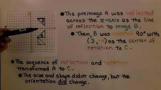 8th Grade Math 9.5a, Combining Transformations