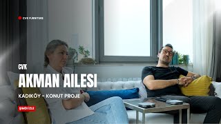 CVK Mobilya olarak Kadıköy Fikirtepe AKMAN ailesine gerçekleştirmiş olduğumuz konut projemiz.