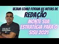 COMO FORAM AS NOTAS DE REDAÇÃO NO ENEM/SISU: MONTE SUA ESTRATÉGIA PARA O SISU 2021