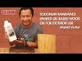 Product Review | Solignum Raindance Linseed Oil based Wood Oil for Exterior Use