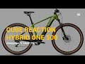 CUBE REACTION HYBRID ONE 500 DEEPGREEN 'N' BLACK ( 2021 ) REVIEW BIKE