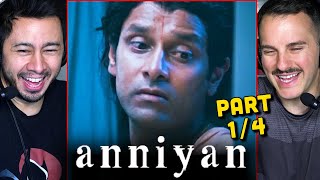 ANNIYAN Movie Reaction Part 1/4!! | Chiyaan Vikram | Sada | Prakash Raj | S. Shankar