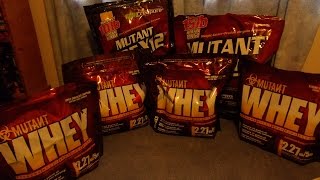 PVL Mutant Whey, Mutant Cre-X12 and MY DIET!