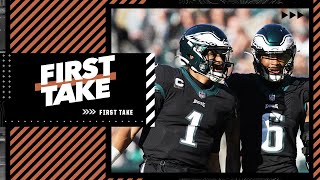 Why the Eagles might take another WR in the first round of the NFL draft | First Take