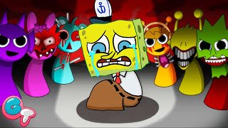 SAD Sprunki Animations That Will Make You CRY! (SPONGEBOB CRIES!)