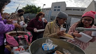 Así fue el primer día de Donación de tamales afuera del Hospital.