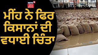 Punjab Farmers News | ਮੀਂਹ ਨੇ ਫਿਰ Farmers ਦੀ ਵਧਾਈ ਚਿੰਤਾ | Heavy Rain | News18 Punjab