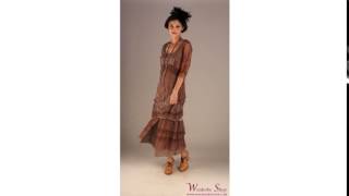 Titanic Tea Party Dress 2101 in Chocolate by Nataya