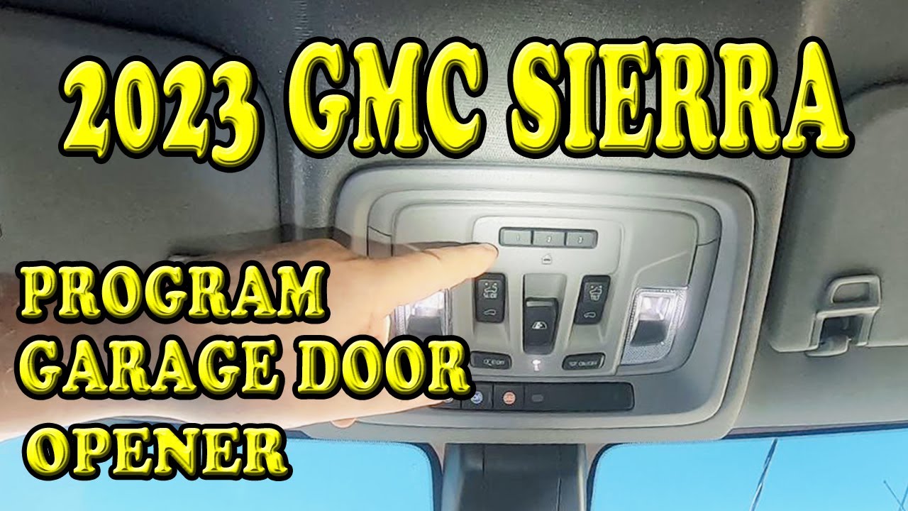 2025 Gmc Sierra Garage Door Opener Jack Parr 2025 Gmc Sierra Garage Door Opener Jack Parr