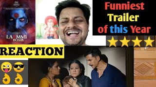 LAXMMI BOMB Trailer REACTION | Akshay Kumar | Kiara Advani | Laxmmi Bomb reaction & review |