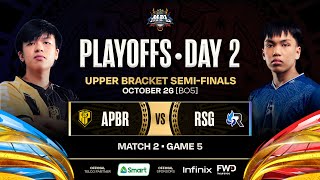 MPL PH S12 - PLAYOFFS DAY 2 - APBR vs RSG - GAME 5