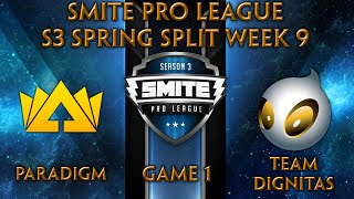 SPL S3 Spring Split Week 9 - Paradigm vs. Team Dignitas (Game 1)