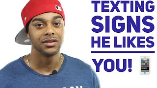How to tell if a guy likes you through his text messages | 8 signs a guy likes you!