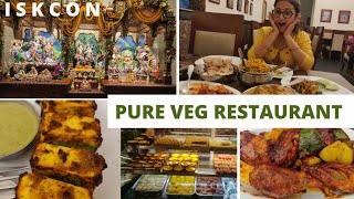 Pure Veg Restaurant In Kolkata ll Iskcon Temple Kolkata ll Govinda's llনিরামিষ থালি