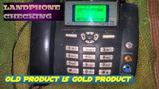 Bsnl Tarang Phone Model 1999 | Landline Checking | Old Telephone Checking By Heaven Rider |