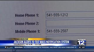 Jackson Alerts testing mass notification system tomorrow