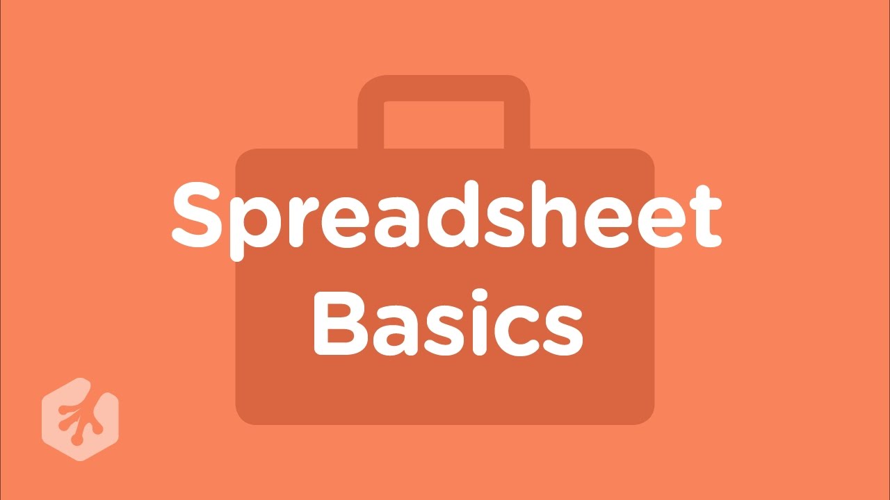 Spreadsheet Basics Youtube
