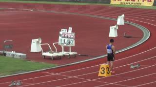 2017.7.2　中学校通信陸上青森大会　低男4×100ｍR決勝 (ノーカット)