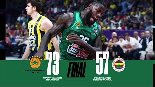 Panathinaikos - Fenerbahce 73-57 | Final Four Semi Final Highlights | 24.05.2024