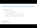 academic success planning workshop introduction