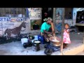 Milling grain at Vilankulo market