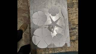 Blacksmithing forge a metal rose Ewige Rosen schmieden