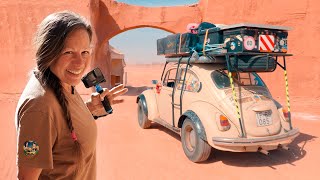 ¡ATRAVESAMOS el DESIERTO para ir a un FESTIVAL en el SAHARA [S1-E22] VIAJANDO EN VW BEETLE