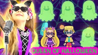 Diana and Roma Sing Along Music Video! "Queen of Halloween" with Lyrics!