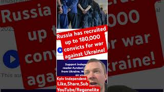 Russia has recruited up to 180,000 convicts for war against Ukraine! #news #worldnews #ukrainewar