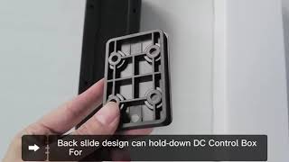 DC control box with multi DC ports, making battery to be DC power station